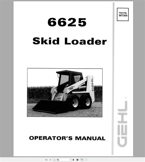 gehl 6625 skid steer specs|gehl skid steer troubleshooting.